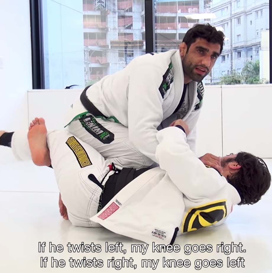 Cross Choke From Knee Slice (Leandro Lo)